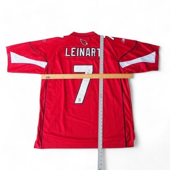 Reebok Matt Leinart #7 Arizona Cardinals Autograph Signed Football Jersey XL - Picture 5 of 10